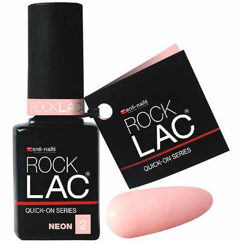 RockLac 2 - neon világos rózsaszín, 11ml
