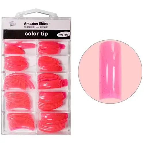 Pink Glitter, 100db színes tipek - 1 - 10