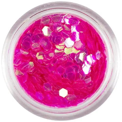 Hatszögek aquaelements - élénk rózsaszín