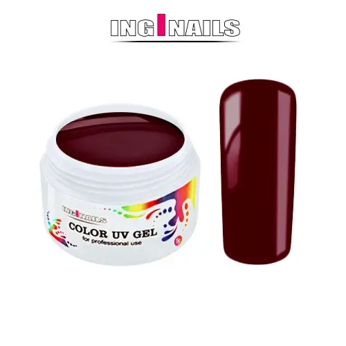 Színes UV gél Inginails 5g - Dark Cherry