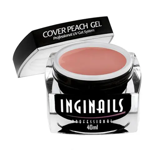 UV zselé Inginails Professional - Cover Peach Gel 40ml/építő zselék