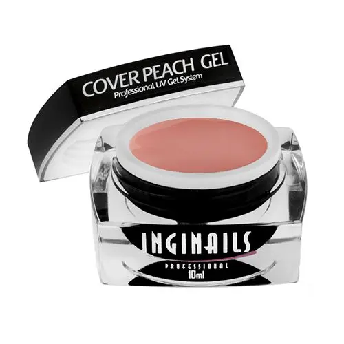 UV zselé Inginails Professional - Cover Peach Gel 10ml/építő zselék
