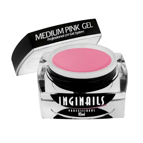 UV zselé Inginails Professional - Medium Pink Gel 10ml