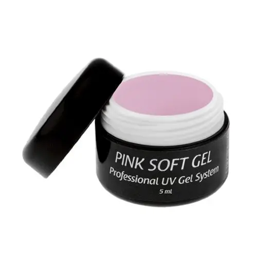 UV zselé Inginails Professional - Pink Soft Gel 5ml /építő zselék