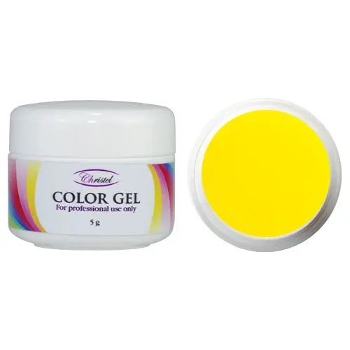 Színes UV zselé - Neon Yellow, 5g