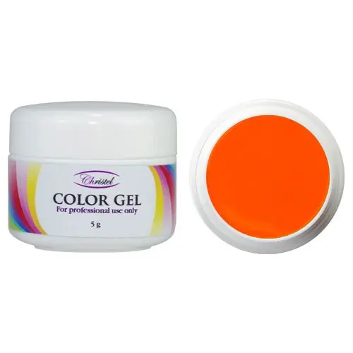 Színes UV zselé - Neon Orange, 5g