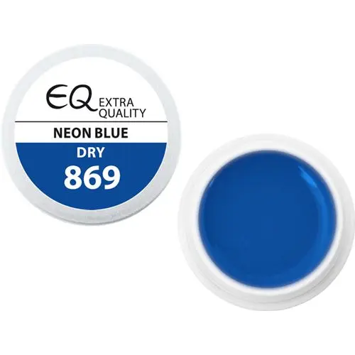 Extra Quality UV zselé 5g – 869 Dry - Neon Blue