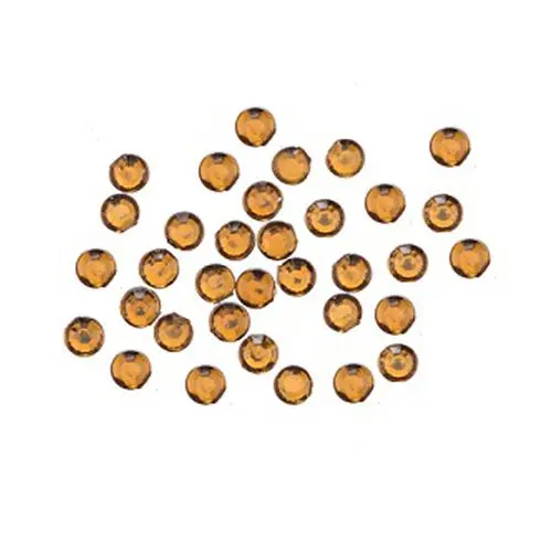 Gömbölyű kövecskék 2mm - brass, 50db