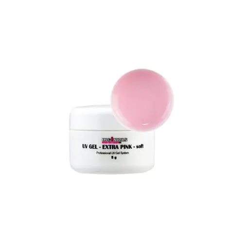 UV zselé Inginails - Extra Pink Soft 5g/műköröm építő zselé