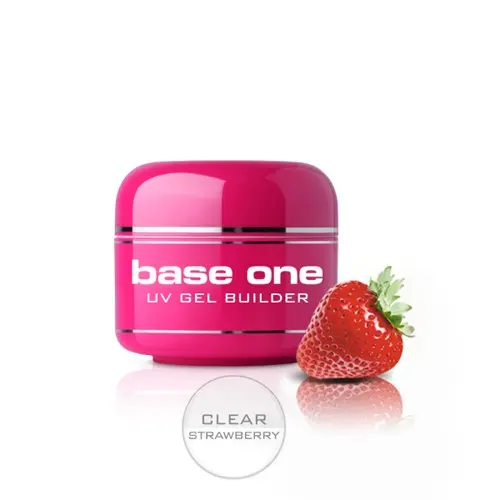 Silcare Base One Gel – Clear Strawberry, 15g/műköröm építő zselé