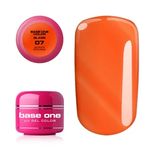 Gel Silcare Base One Color - Queen Orange 07, 5g