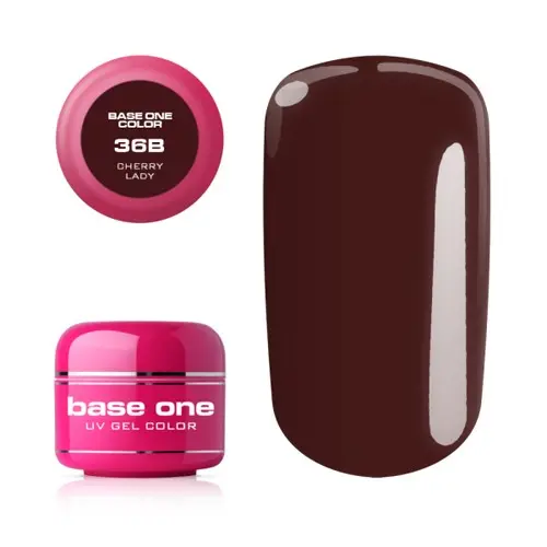 Gel Silcare Base One Color - Cherry Lady 36B, 5g