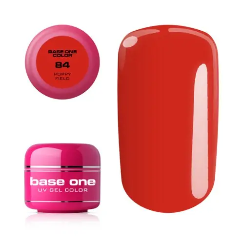 Gel Silcare Base One Color - Poppy Field 84, 5g