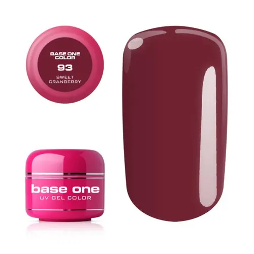 Gel Silcare Base One Color - Sweet Cranberry 93, 5g
