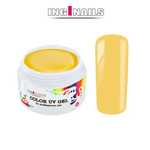 4D Nail Art zselé Inginails - Pastel Yellow 5g