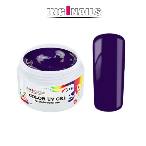 Purple - 4D színes zselé Inginails 5g