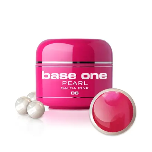 Gel Silcare Base One Pearl - Salsa Pink 06, 5g