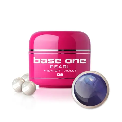 Gel Silcare Base One Pearl - Midnight Violet 08, 5g