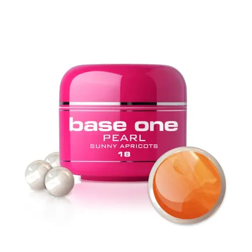 Gel Silcare Base One Pearl - Sunny Apricots 18, 5g