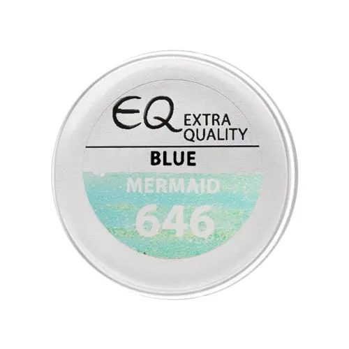Extra Quality UV zselé - MERMAID - 646 BLUE, 5g