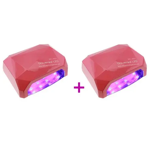 2 x Rózsaszín LED lámpa - 66W