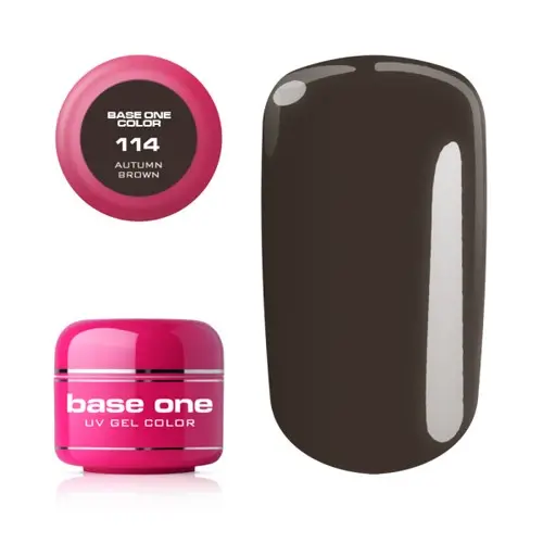 Gel Silcare Base One Color - Autumn Brown 114, 5g
