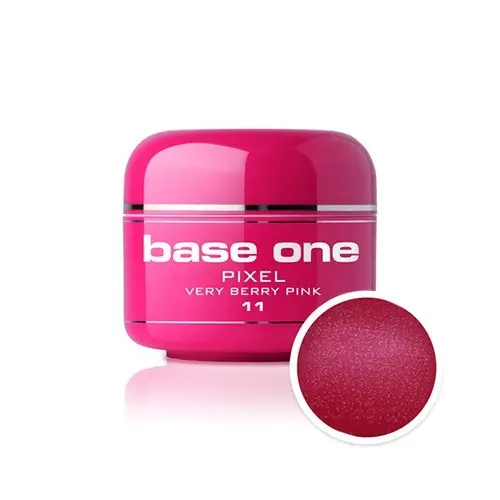 Gel Silcare Base One Pixel – Very Berry Pink 11, 5g
