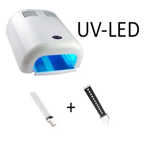 Kombinált LED UV lámpa, fehér – 36W/műkörmös lámpa