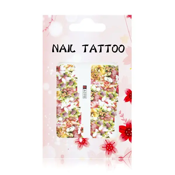 Luxus vizes matrica – Virágok – A098 