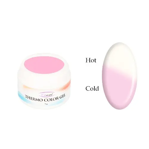 Thermo színes UV zselé - PEARL PINK/PEARL WHITE, 5g