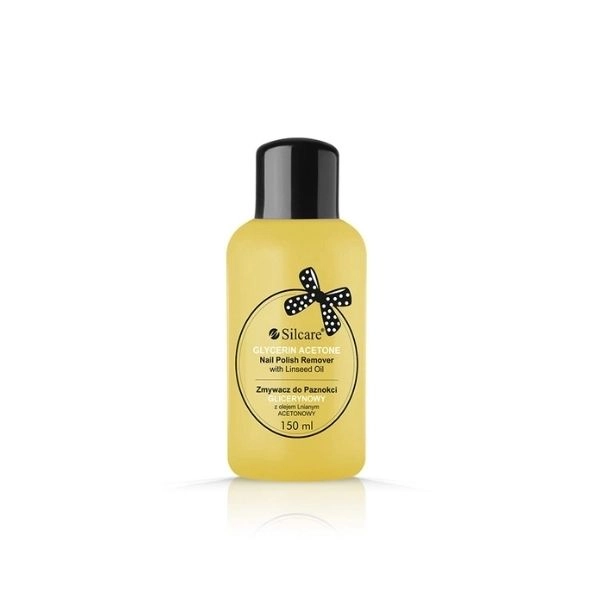 Silcare Hidratáló körömlakklemosó glicerinnel, lenmag olajjal és acetonnal, 150ml