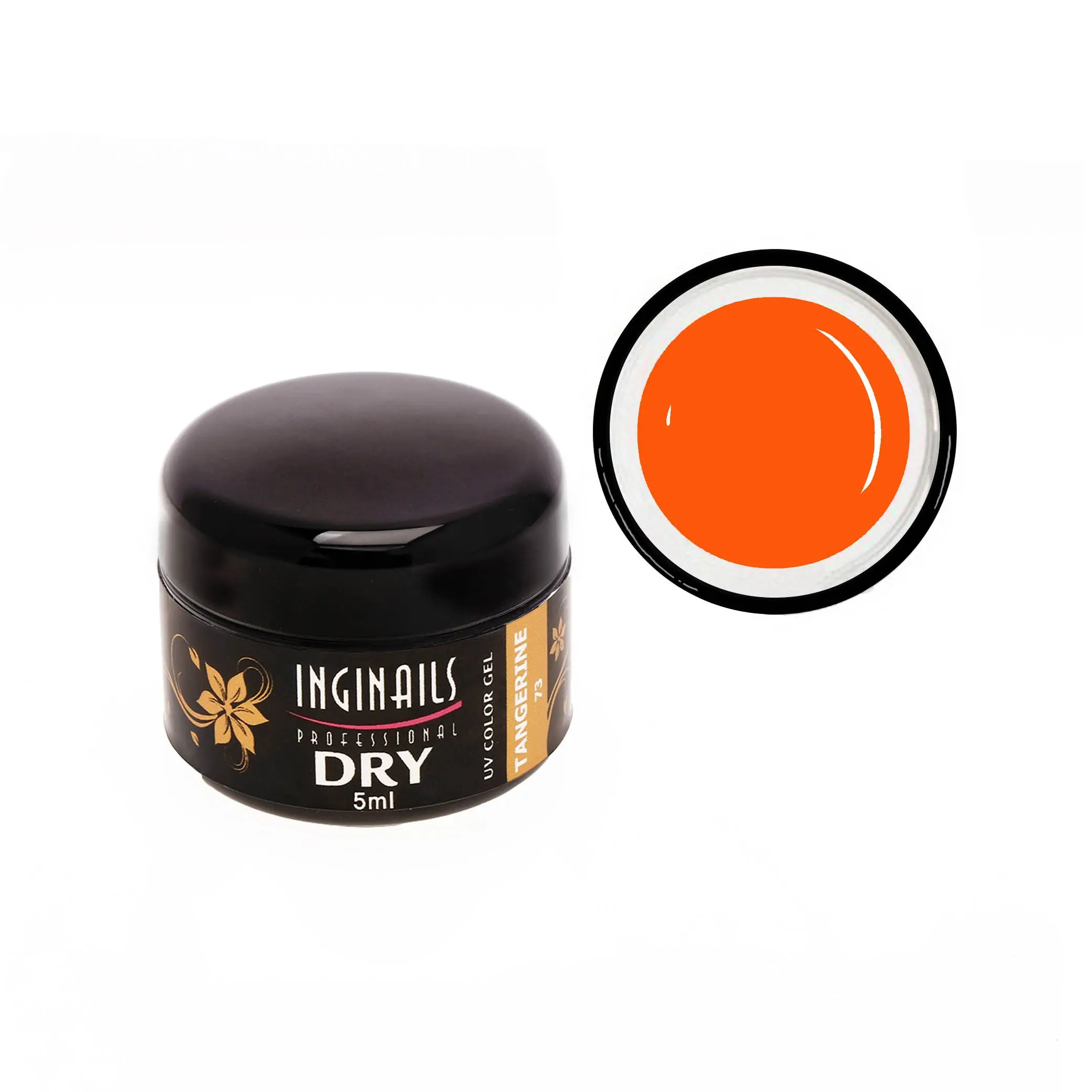 DRY UV COLOR GEL Inginails Professional – Tangerine 73, 5ml