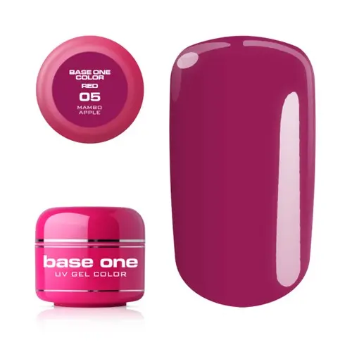 Gel Silcare Base One Color RED - Mambo Apple 05, 5g