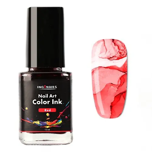 Nail art color Ink 12ml - Piros