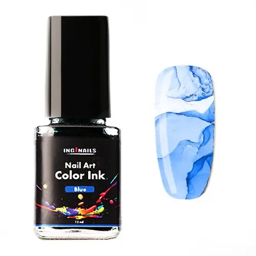 Nail art color Ink 12ml - kék