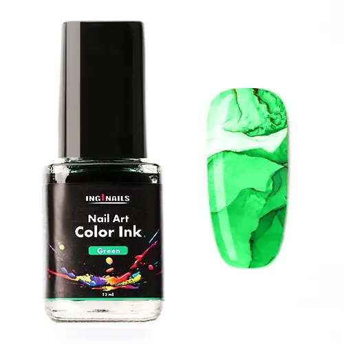 Nail art color Ink 12ml - Zöld