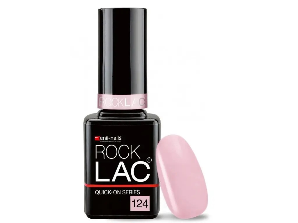 RockLac 124 - rózsaszín, 11ml