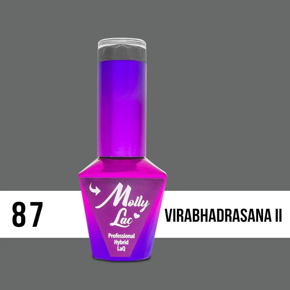 MOLLY LAC UV/LED gél lakk Yoga - Virabhadrasana II- 87, 10ml/gél lakk készítés