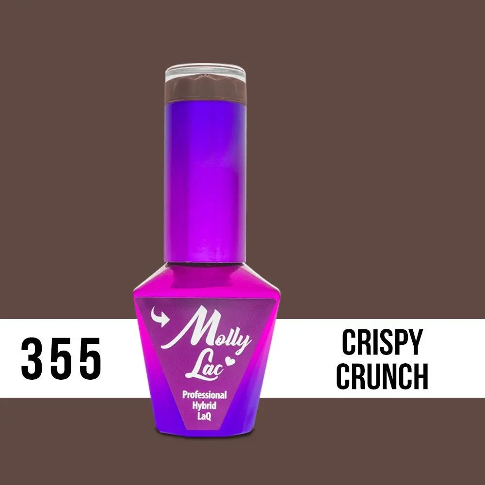 MOLLY LAC UV/LED gél lakk Choco Dreams - Crispy Crunch 355, 10ml/gél lakk készítés