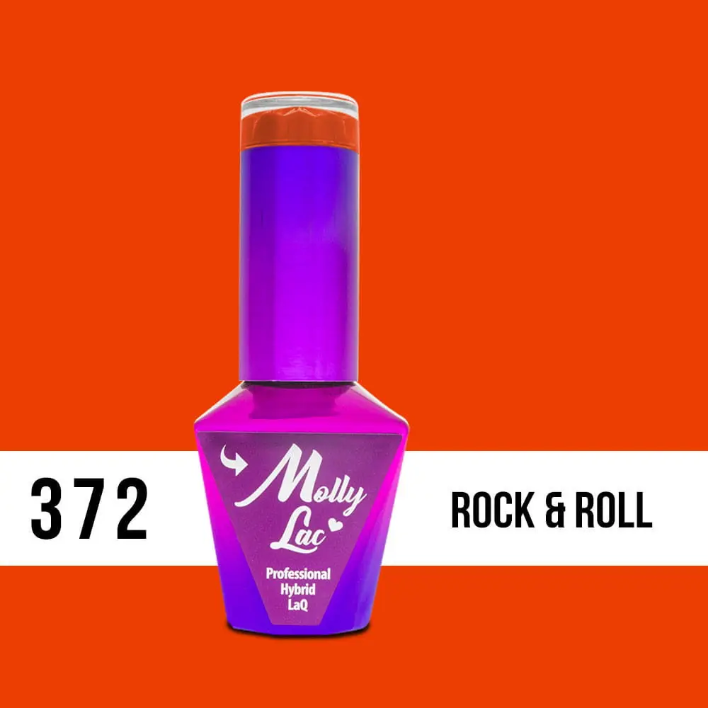 MOLLY LAC UV/LED Pin Up Girl - Rock and Roll 372, 10ml/gél lakk készítés