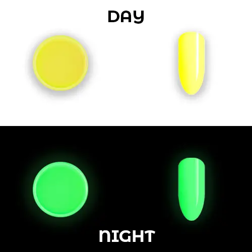 Fluoreszkáló pigmentpor -  Neon Yellow, 1g