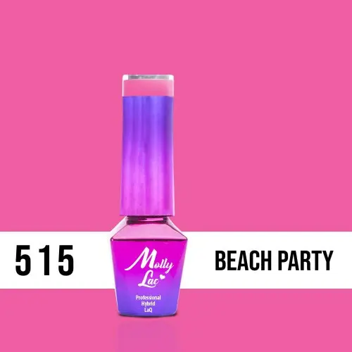 MOLLY LAC UV/LED gél lakk Miss Iconic - Beach Party 515, 5ml