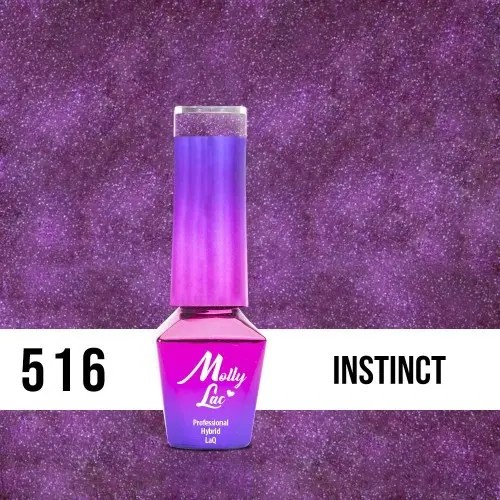 MOLLY LAC UV/LED gél lakk Miss Iconic - Instinct 516, 5ml