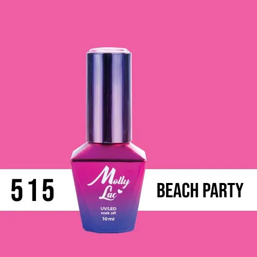 MOLLY LAC UV/LED gél lakk Miss Iconic - Beach Party 515, 10ml