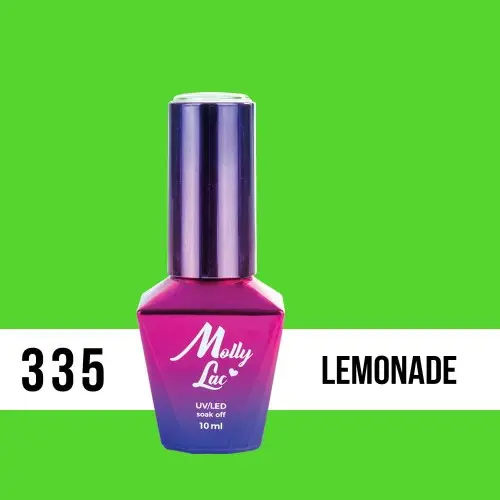MOLLY LAC UV/LED gél lakk Fancy Fashion - Lemonade 335, 10ml