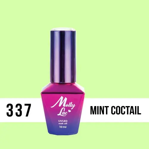 MOLLY LAC UV/LED gél lakk Fancy Fashion - Mint Coctail 337, 10ml