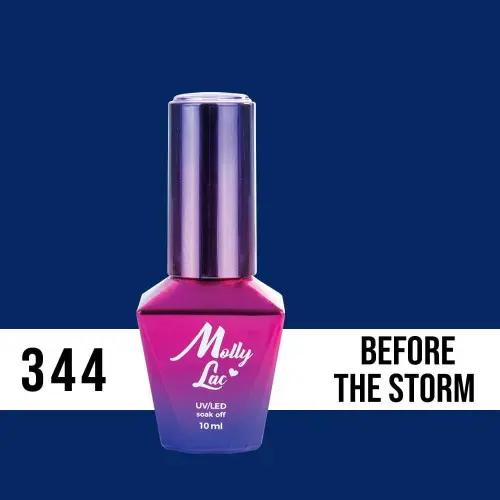 MOLLY LAC UV/LED gél lakk Fashion Outfit - Before The Storm 344, 10ml