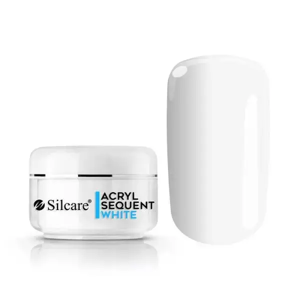 Silcare Sequent Acryl akril por - White, 12g