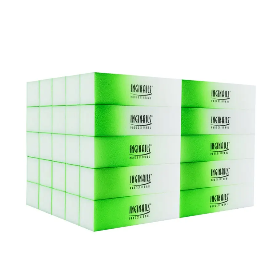 Inginails Professional Block - zöld ombre, 120/120 - 4 oldalas