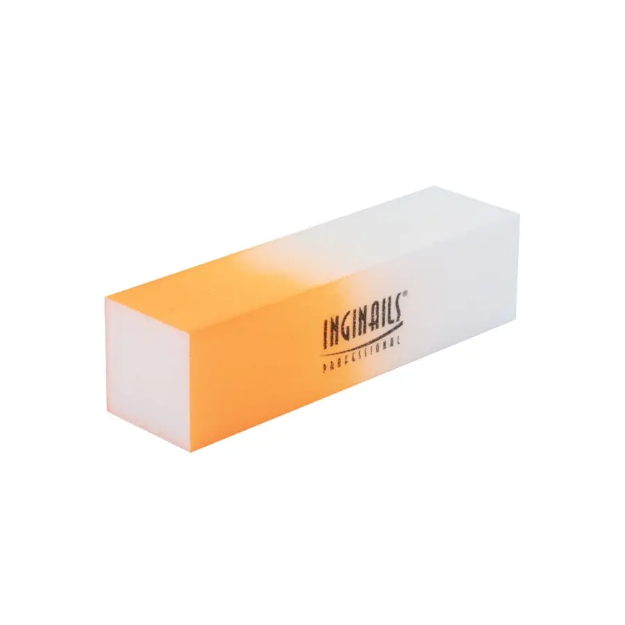 Inginails Professional Block - narancssárga ombre, 120/120 - 4 oldalas